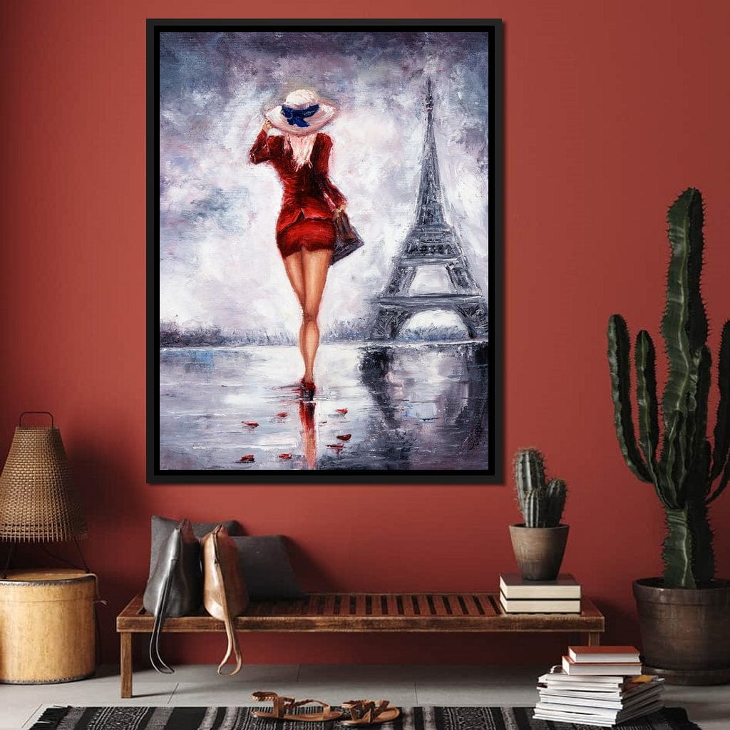 Looking for Love in Paris Canvas Wall Art