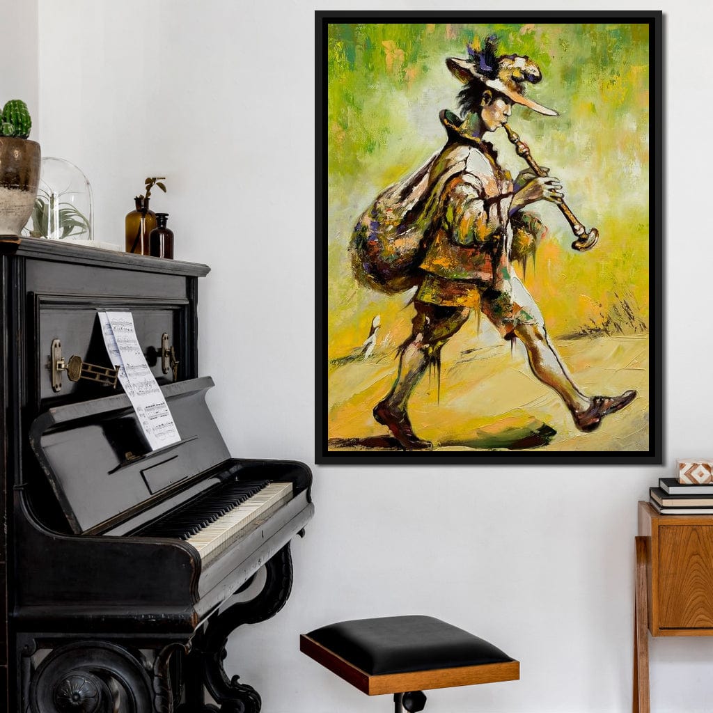 Wandering Troubadour Canvas Wall Art