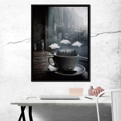 Cup Forest Canvas Wall Art