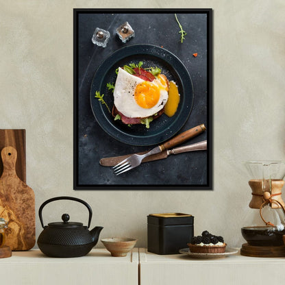 Breakfast Plate Canvas Wall Art