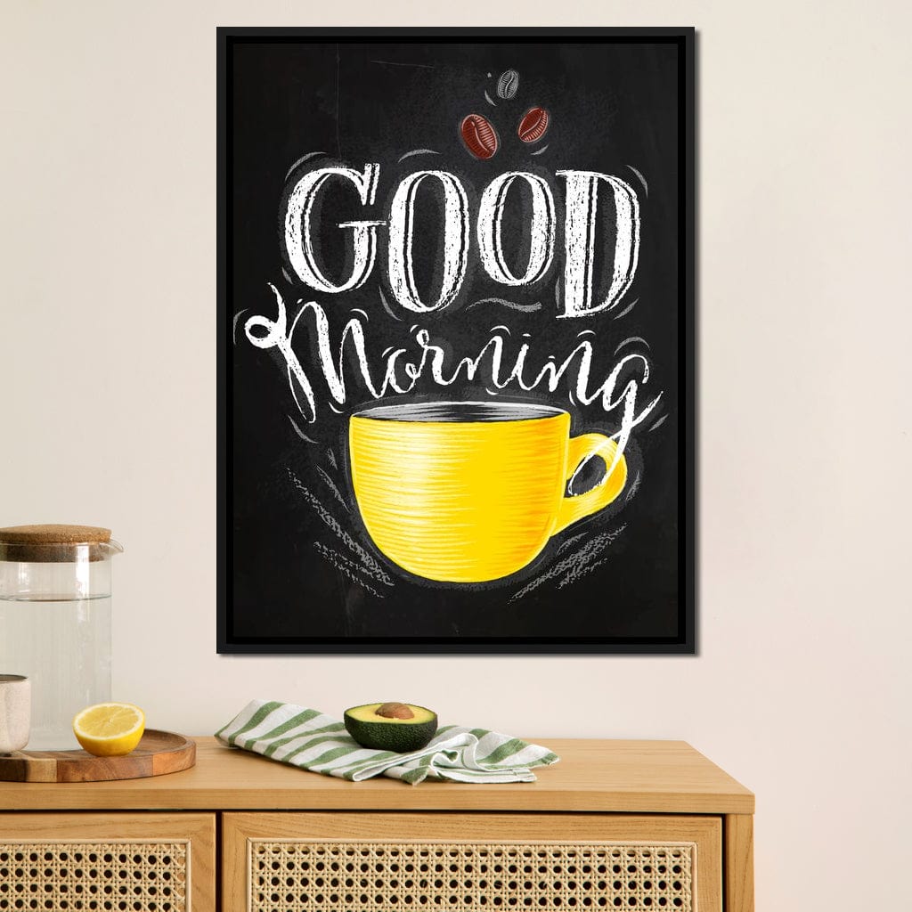 Good Morning Canvas Wall Art