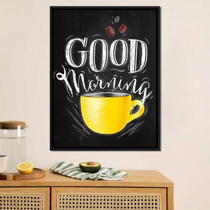 Good Morning Canvas Wall Art