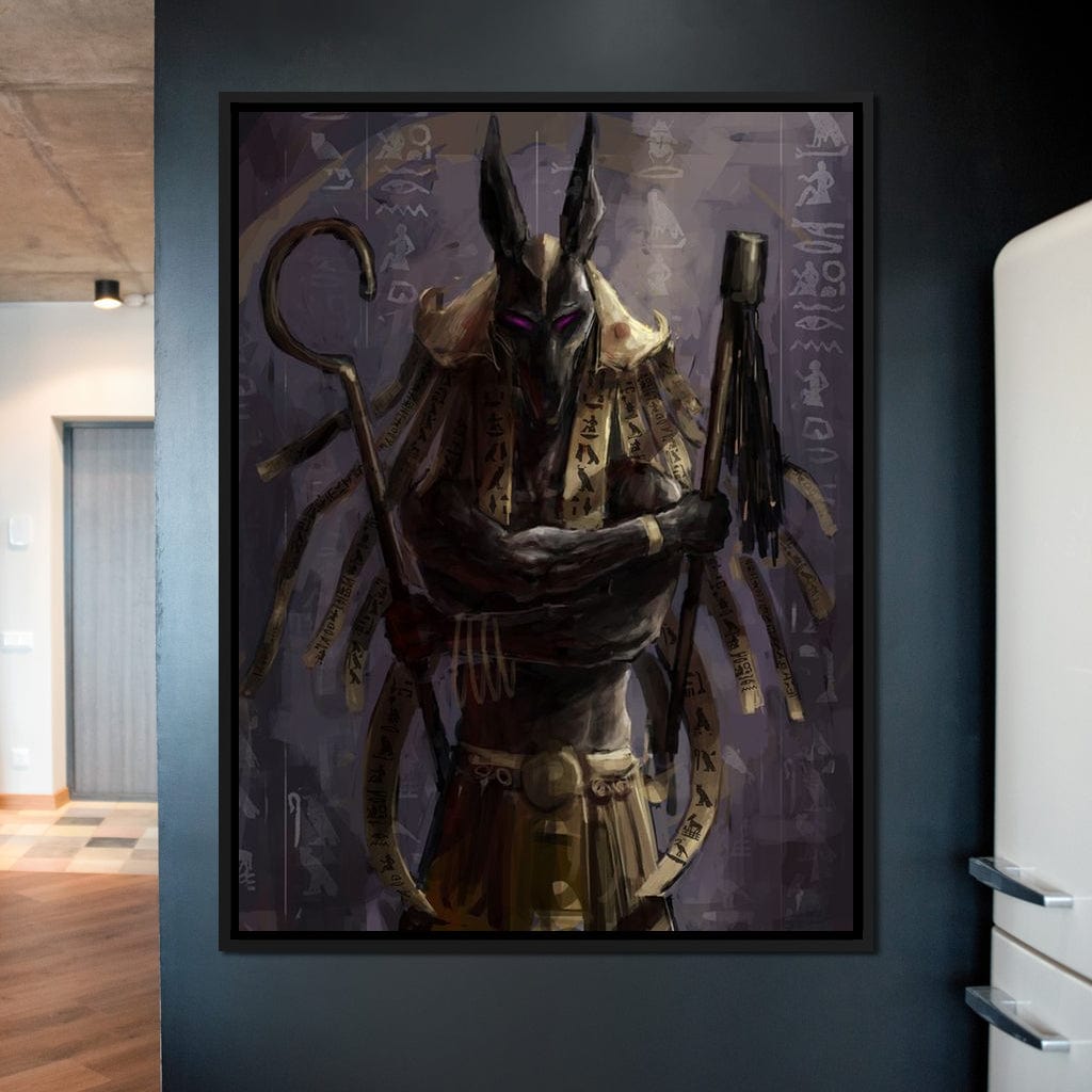 Anubis Canvas Wall Art