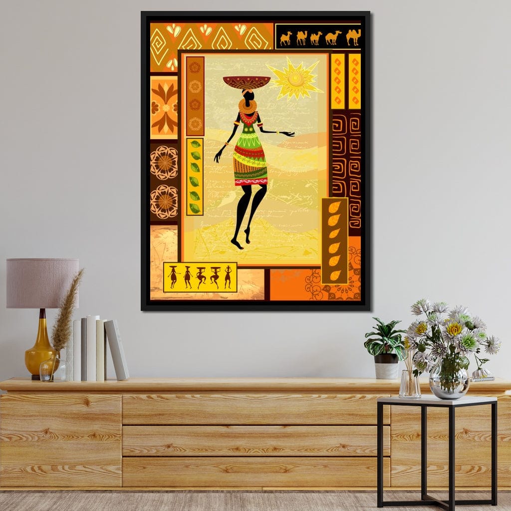 African Art Canvas Wall Art