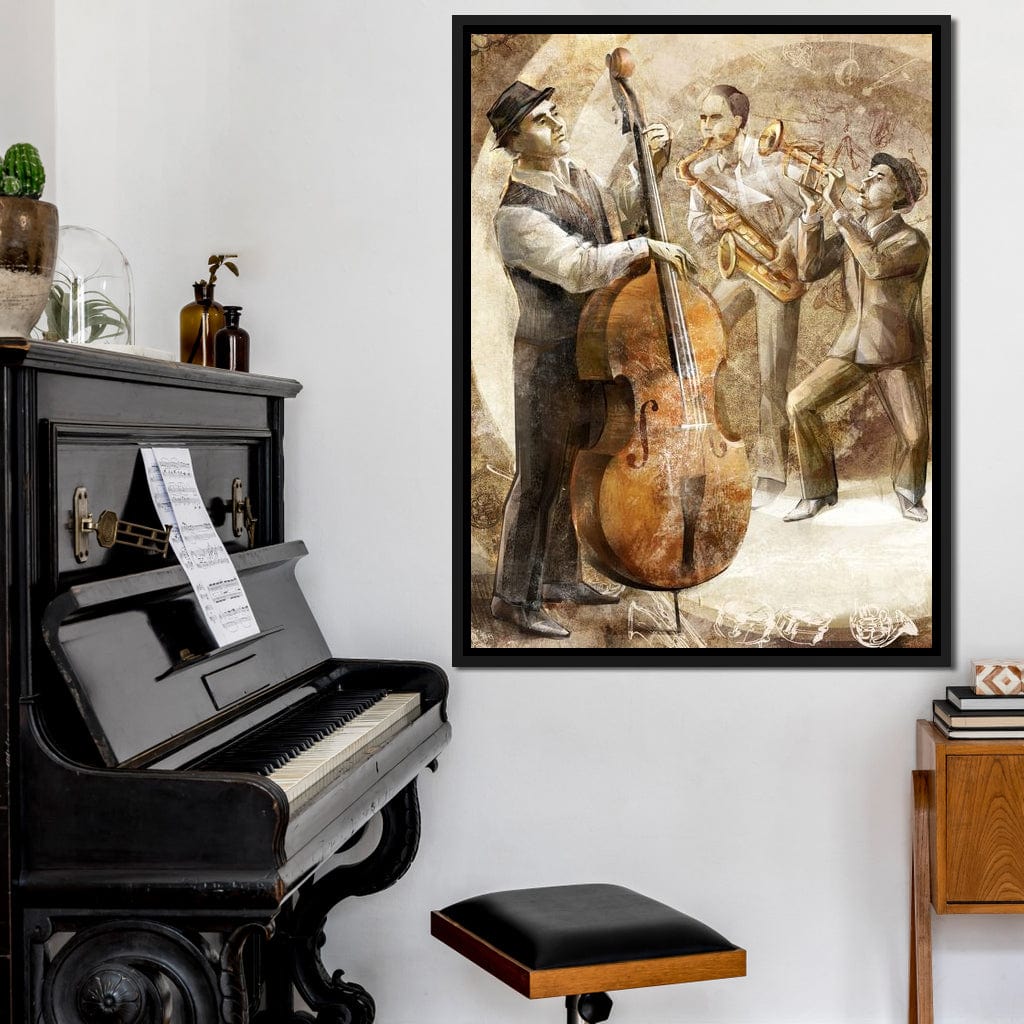 Jazz Band Canvas Wall Art
