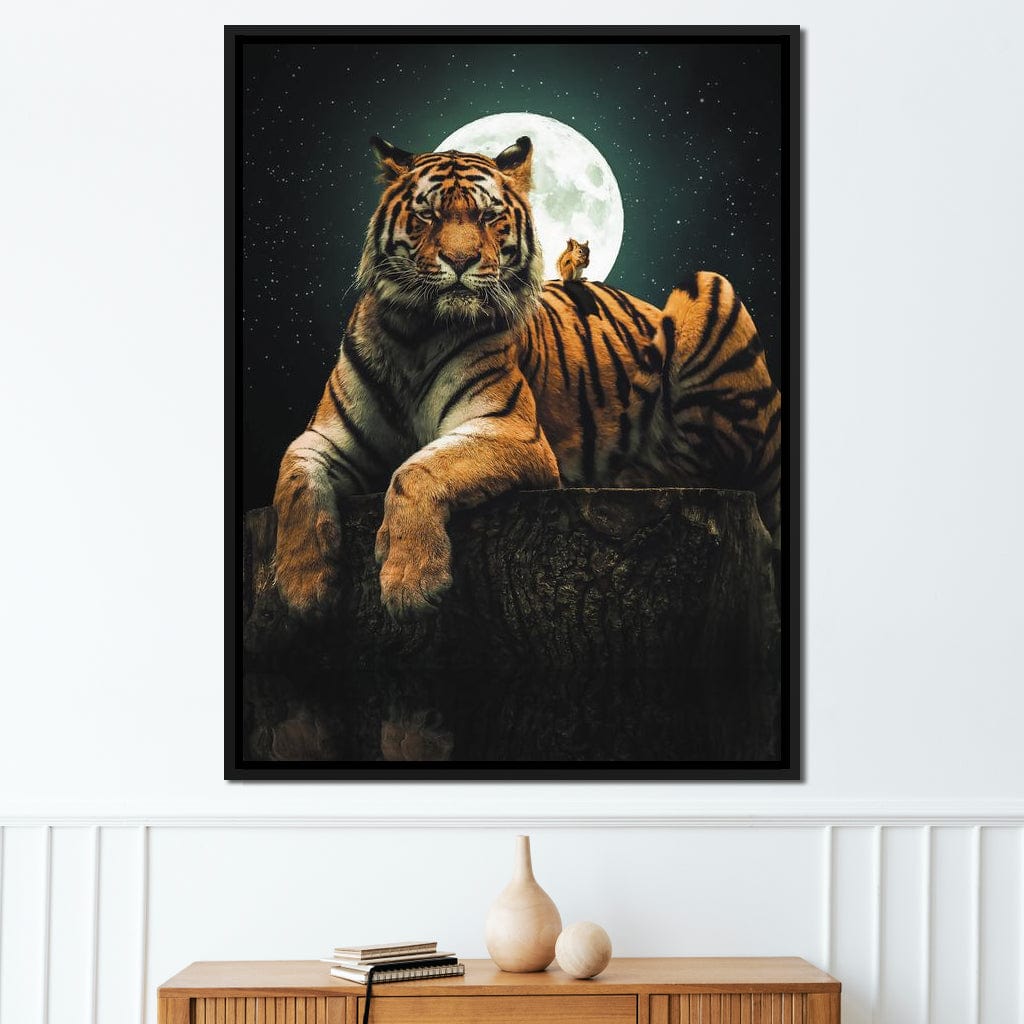 Tiger Squirel Canvas Wall Art