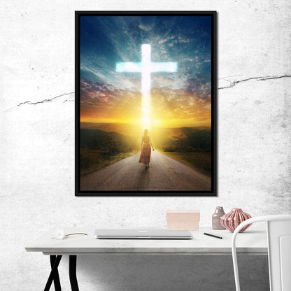 Faith Road Canvas Wall Art