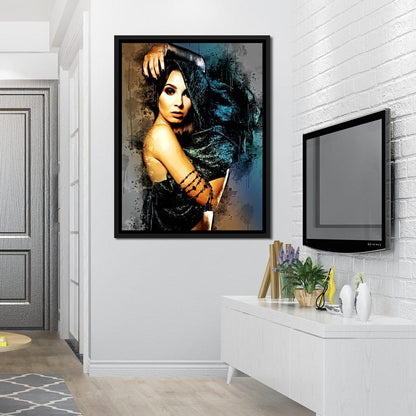 Covered by Beauty Canvas Wall Art