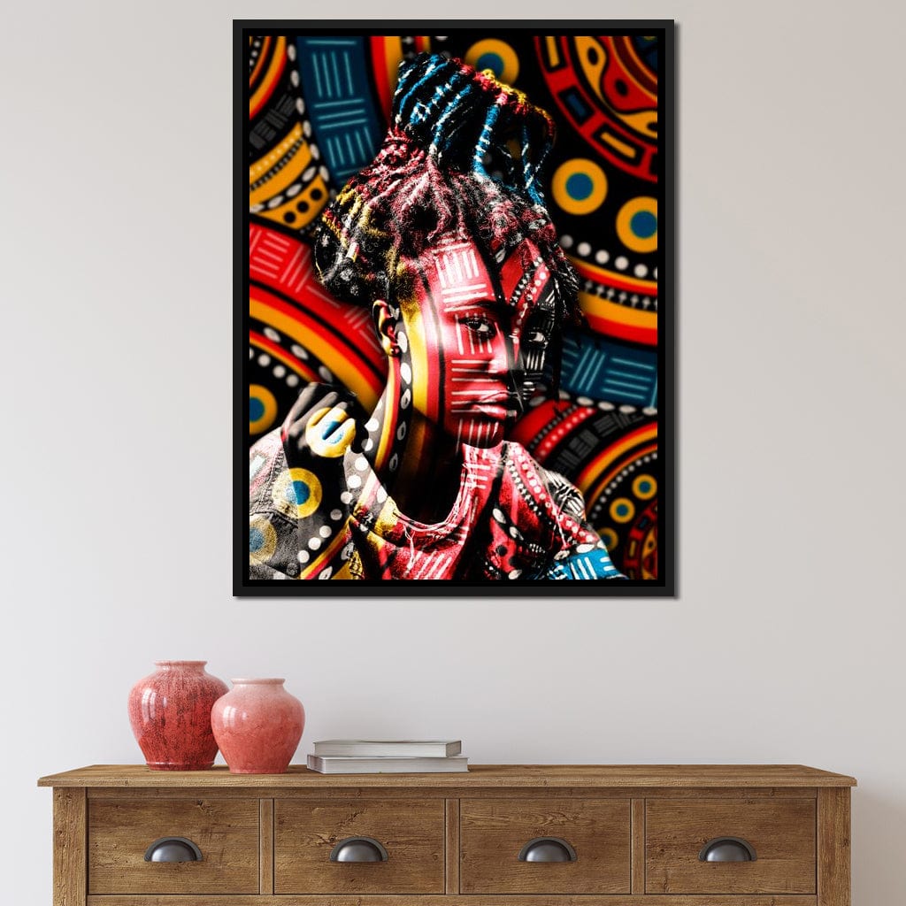 Colorful Portrait Canvas Wall Art