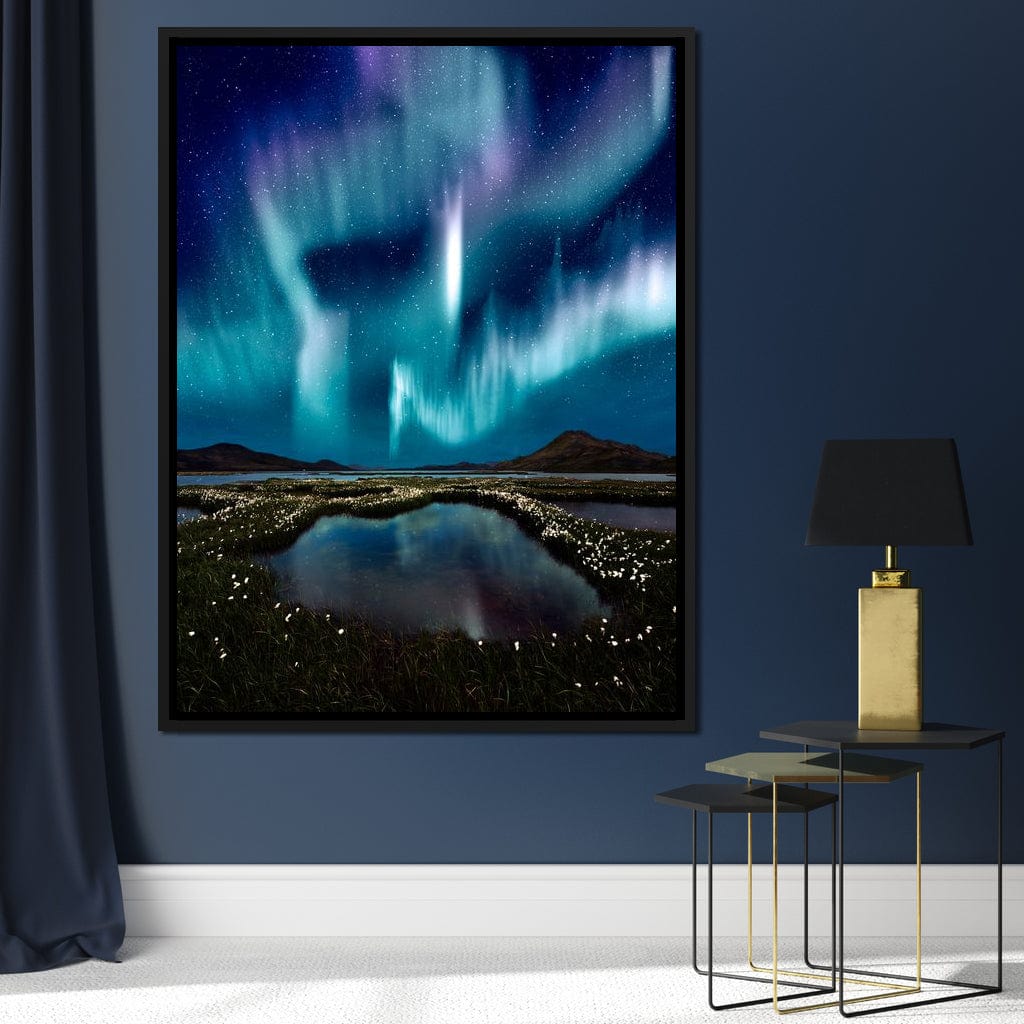 Enlightened Night Canvas Wall Art