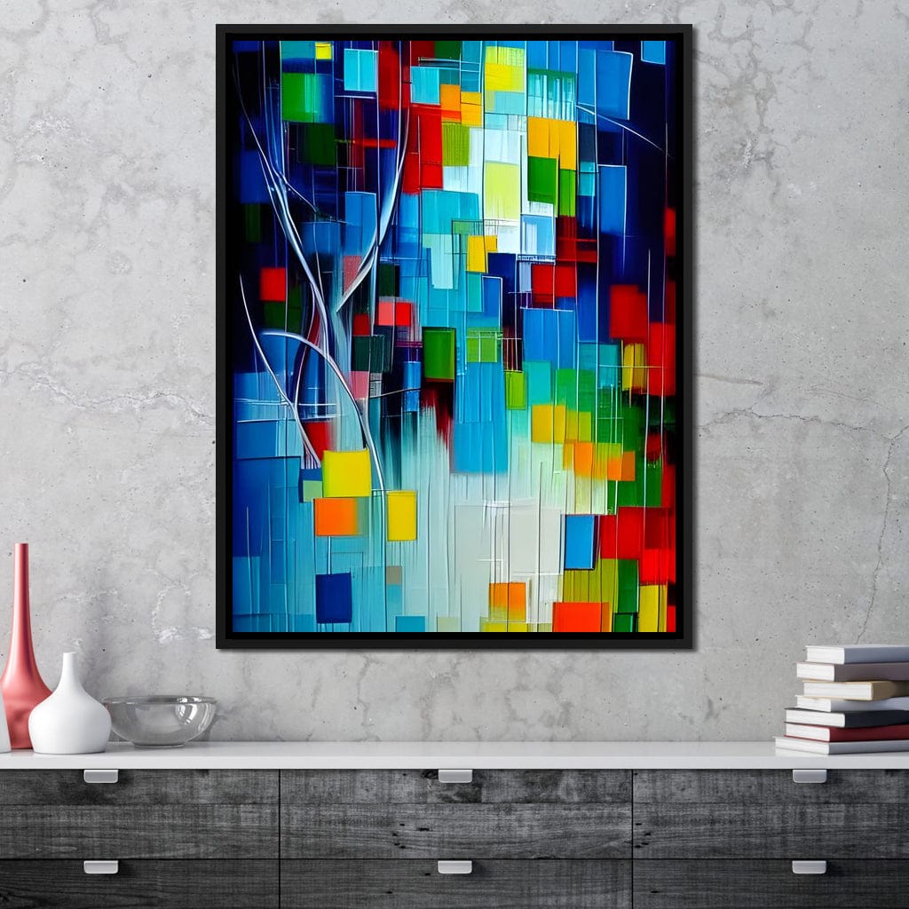 Colorful Contemporary Art 045 Canvas Wall Art
