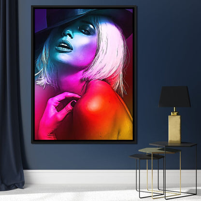 Seductive Blonde 1 Canvas Wall Art