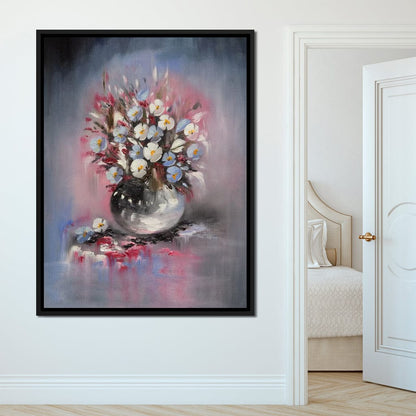 Beautiful Flowers Vase Canvas Wall Art