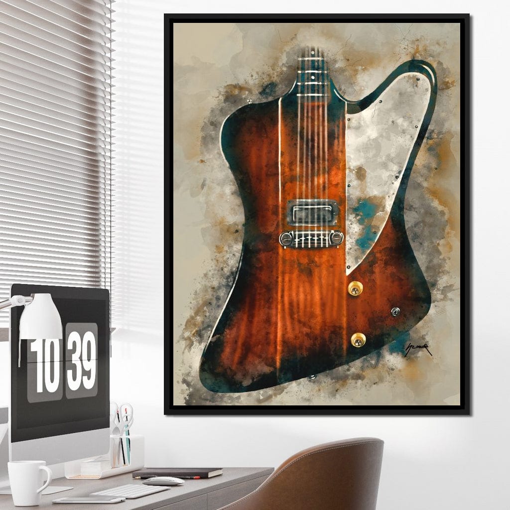 Eric Clapton's Electric Guitar Canvas Wall Art