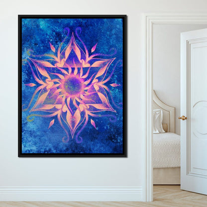 Pink Mandala Canvas Wall Art