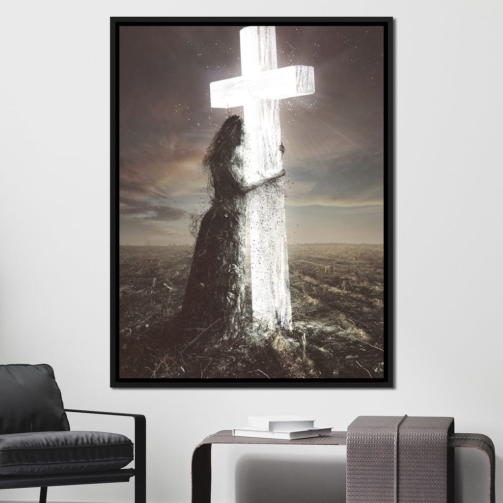 Holding Faith Canvas Wall Art