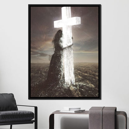 Holding Faith Canvas Wall Art