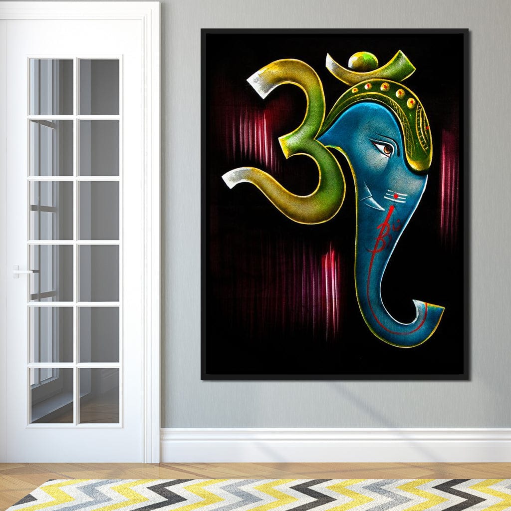 Ganesh Diwali Canvas Wall Art