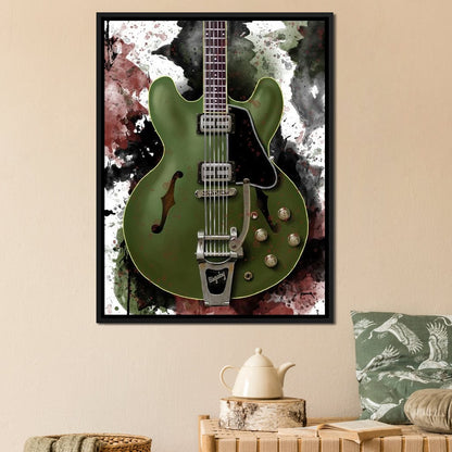 Chris Cornell's Electric Guitar Canvas Wall Art