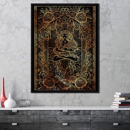 Zodiac sign Virgo Canvas Wall Art