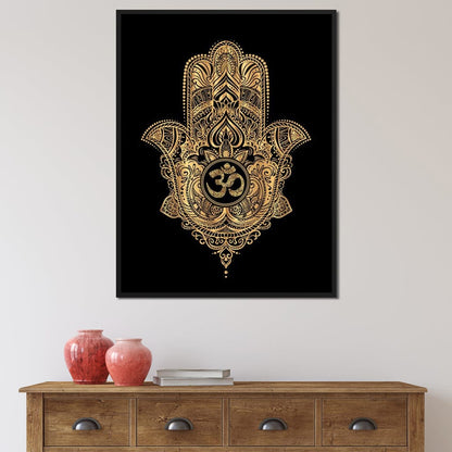 Hand of Fatima Canvas Wall Art