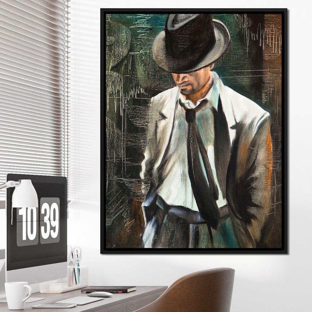 Stylish Man Canvas Wall Art