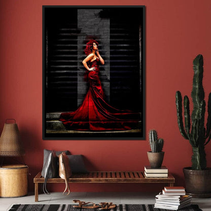 Red Passion Canvas Wall Art