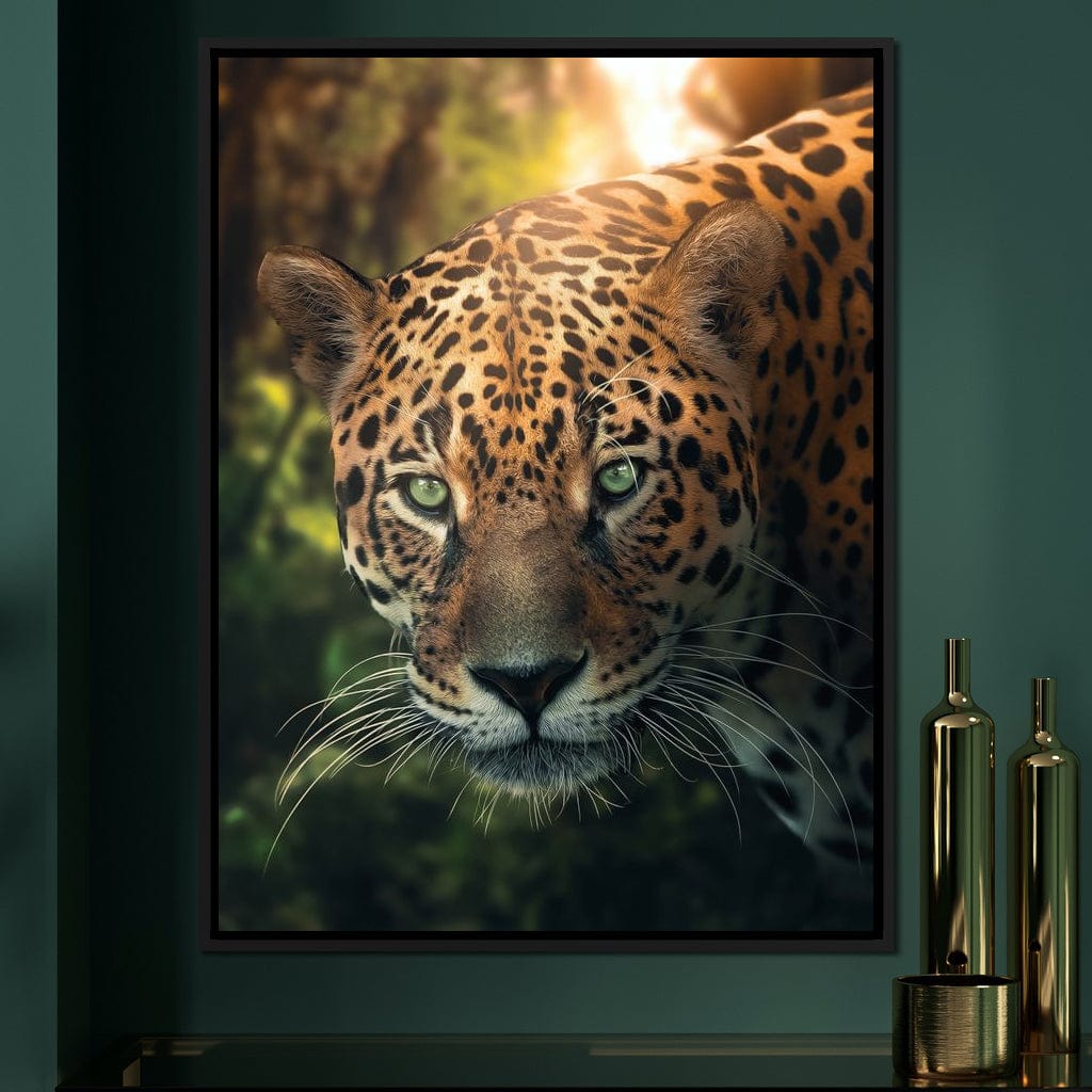 Leopard Amazone Canvas Wall Art