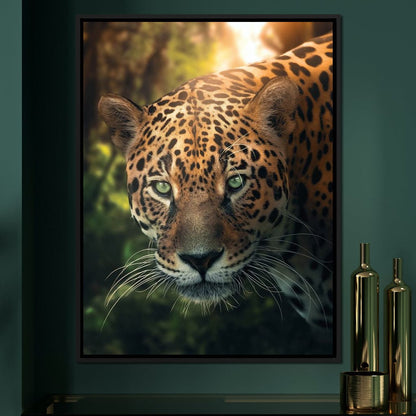 Leopard Amazone Canvas Wall Art