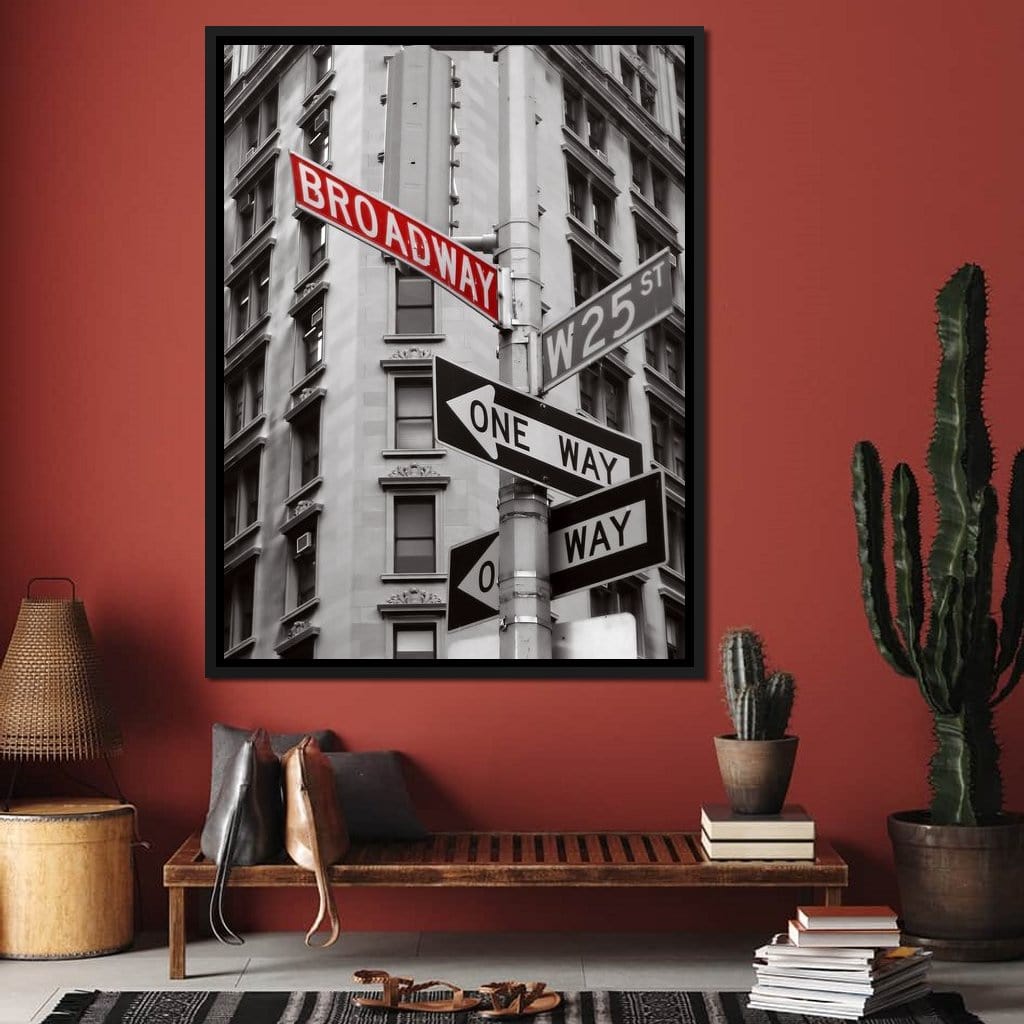 Broadway Canvas Wall Art