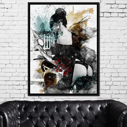 Sensuel a Paris Canvas Wall Art