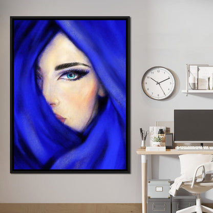 Blue Eye Canvas Wall Art
