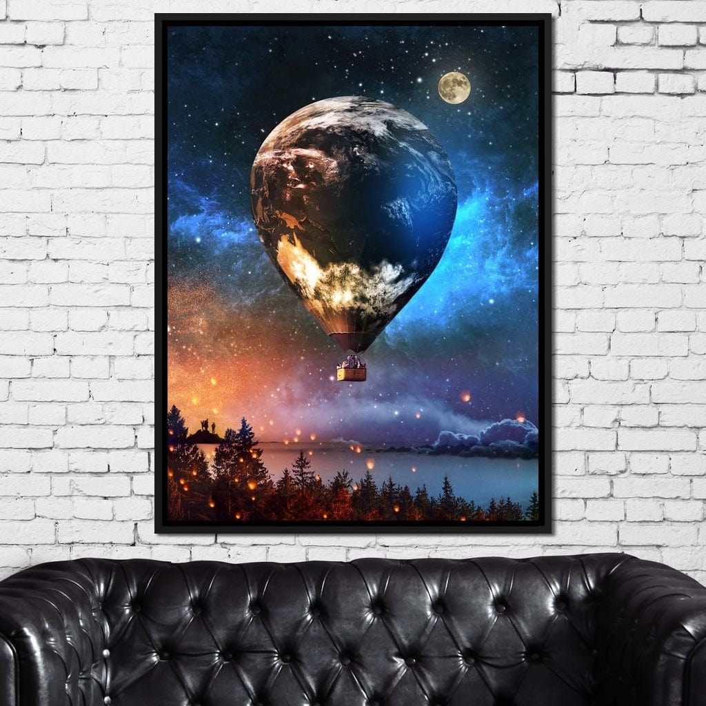 Earth Canvas Wall Art
