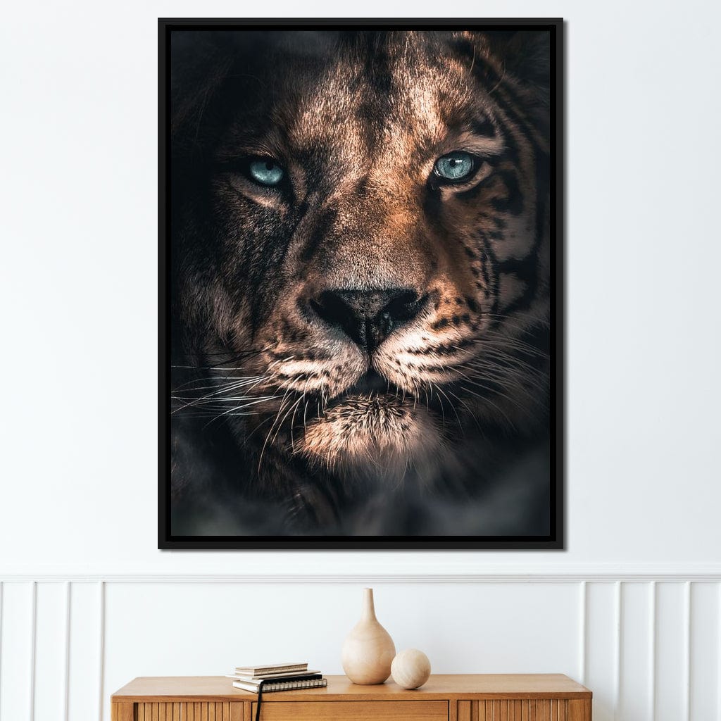 Lion Tiger Canvas Wall Art