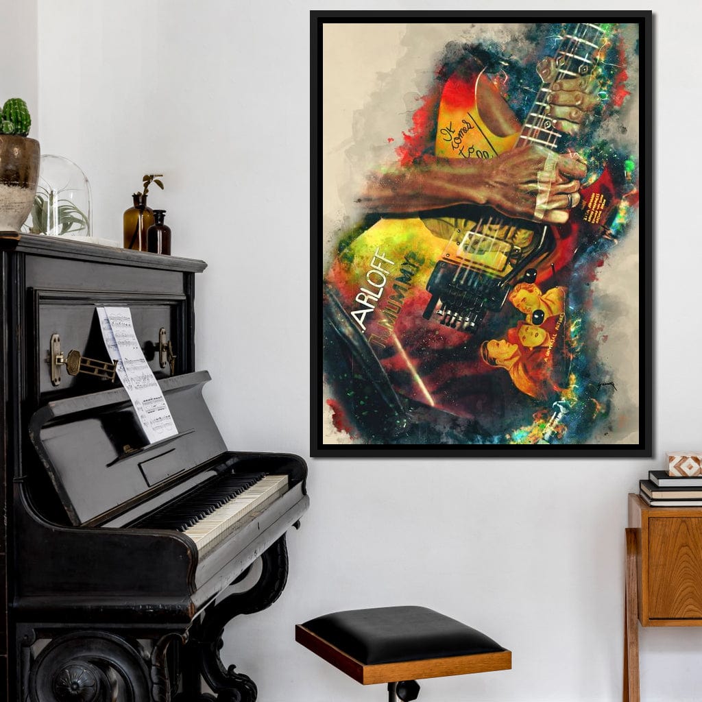 Kirk Hammett's Electric Guitar Canvas Wall Art