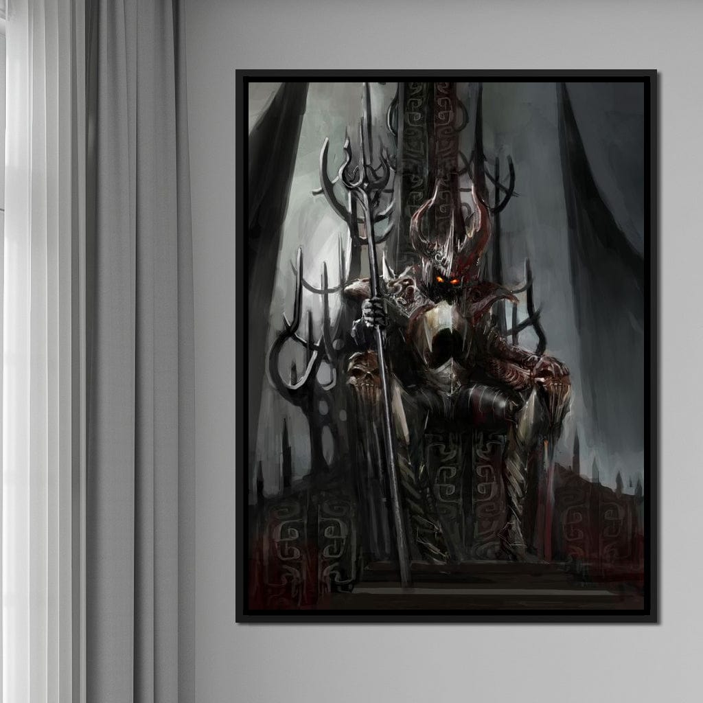 Death Knight Canvas Wall Art