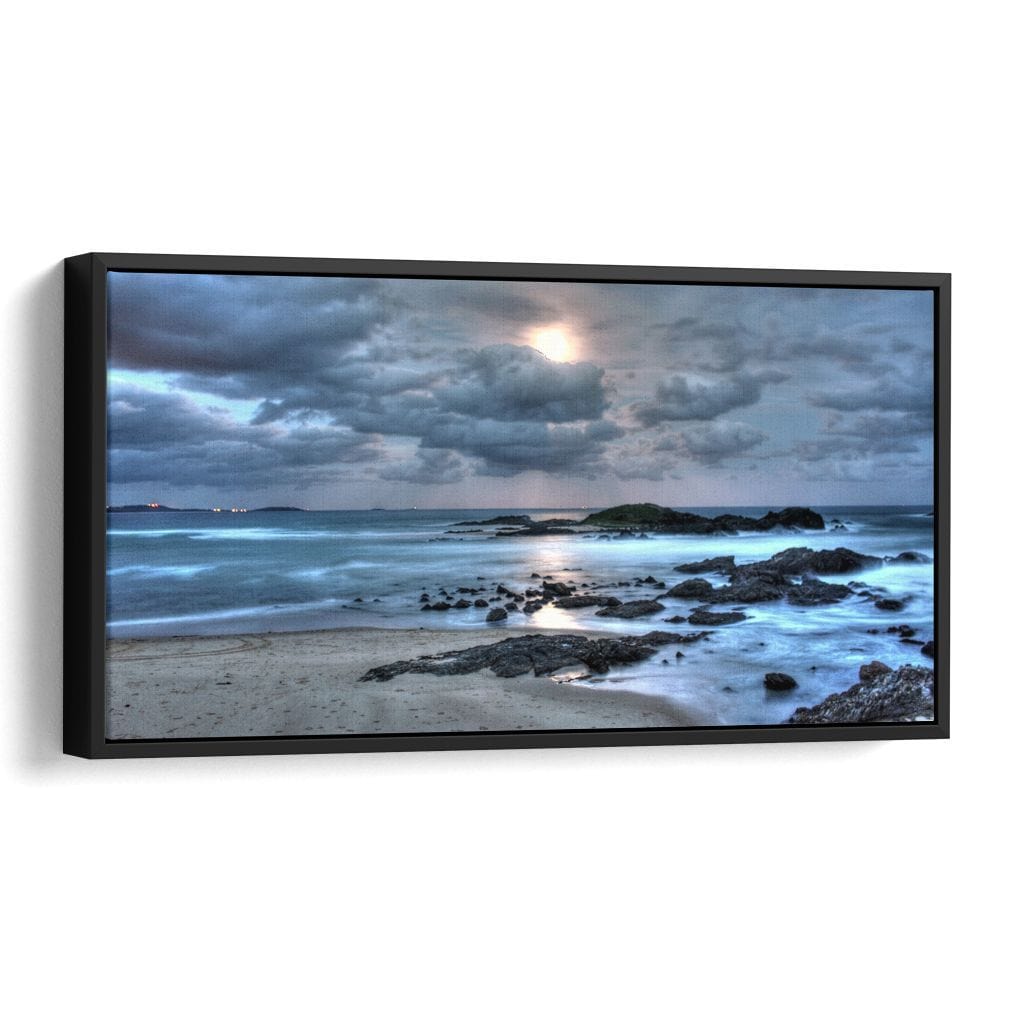 Midnight Moon Canvas Wall Art