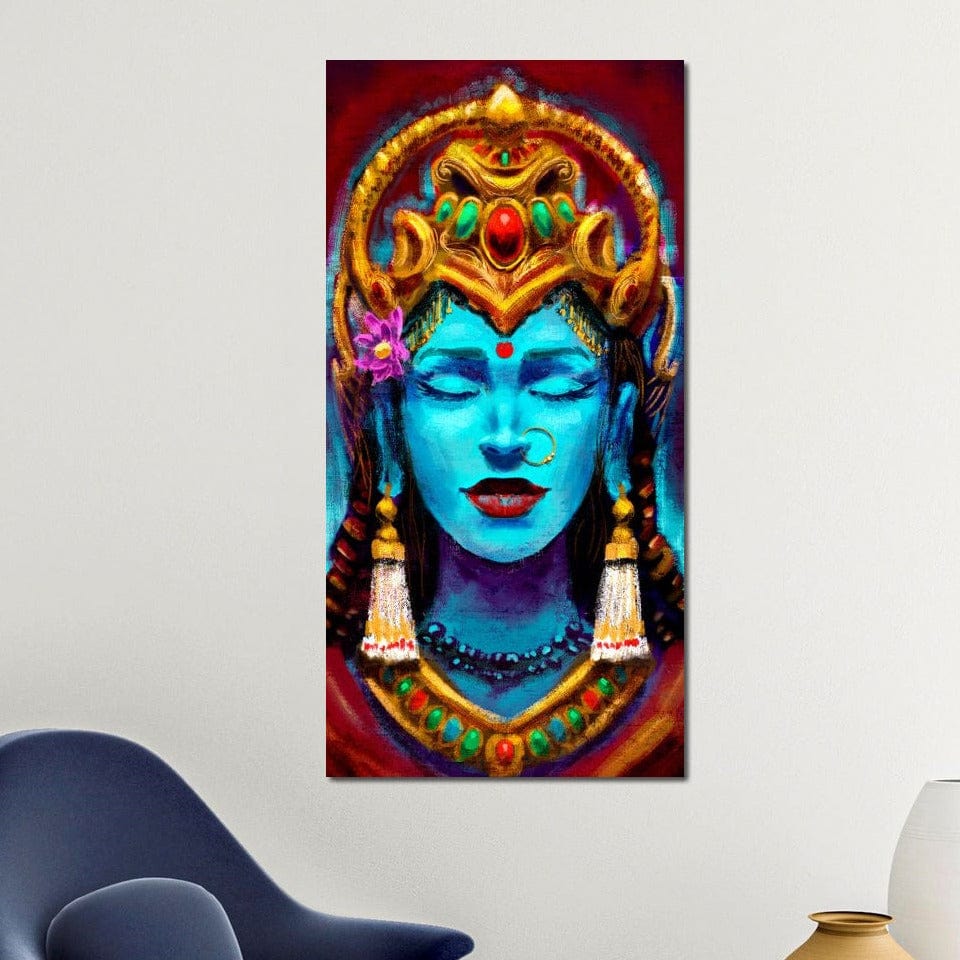 Hindu Goddess Canvas Wall Art