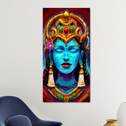 Hindu Goddess Canvas Wall Art