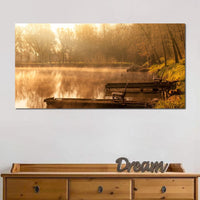 Relaxing Lake Canvas Wall Art