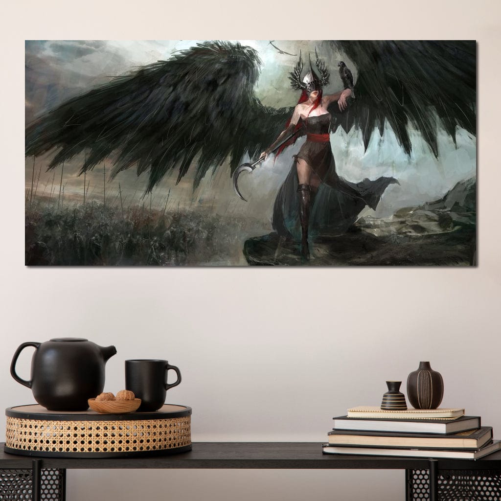 Dark Crow General Canvas Wall Art