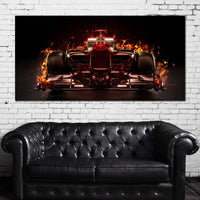 The Fastest Car Canvas Wall Art