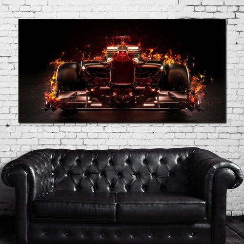 The Fastest Car Canvas Wall Art