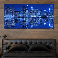 New York City Reflection Canvas Wall Art