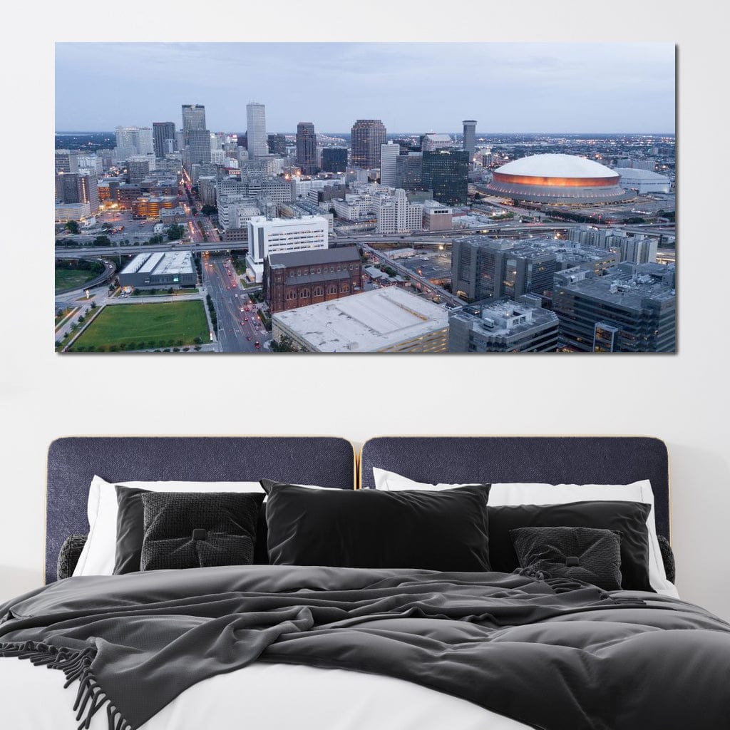 New Orleans Skyline Canvas Wall Art
