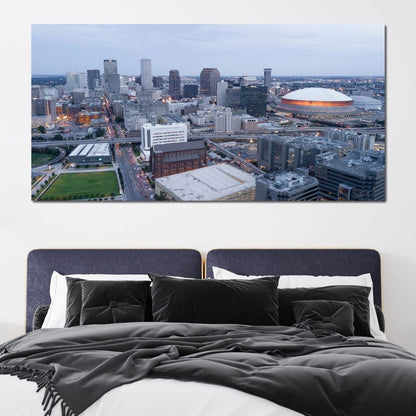 New Orleans Skyline Canvas Wall Art