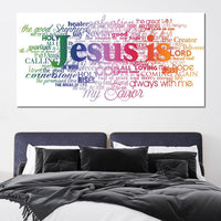 Jesus Is Canvas Wall Art