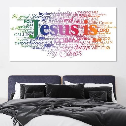 Jesus Is Canvas Wall Art