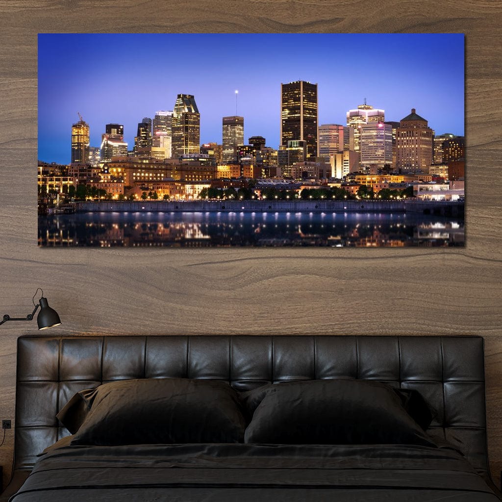 Montreal Skyline Canvas Wall Art