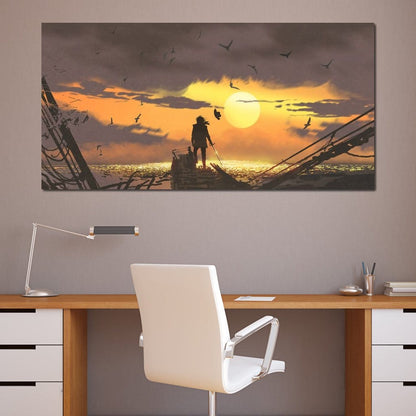 Ruins of Agony Canvas Wall Art